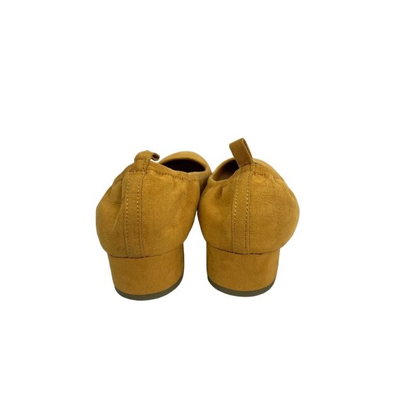 Brash Women's Mustard Yellow Low Heels - Picture 7 of 7